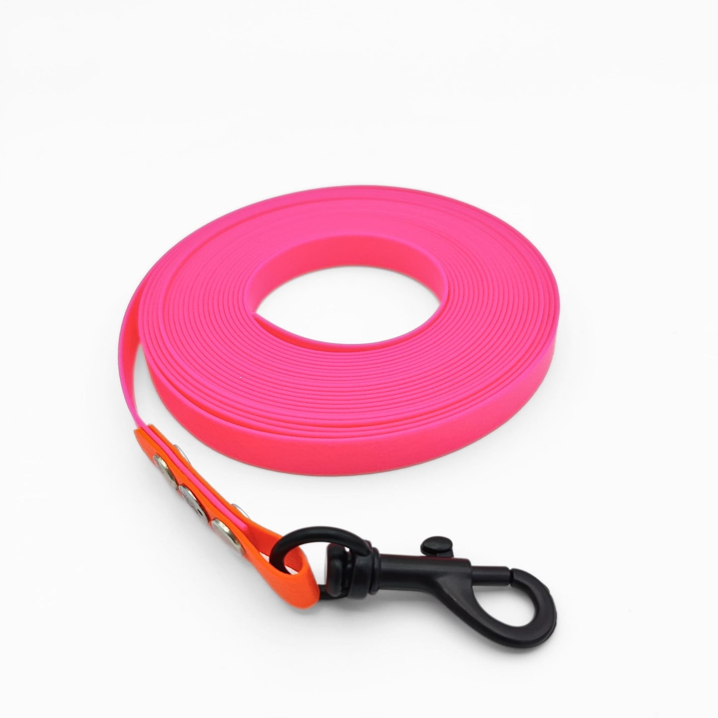 Schleppleine-BioThane-Ultraleicht-Chihuahua-kleine-Hunde-Neonpink