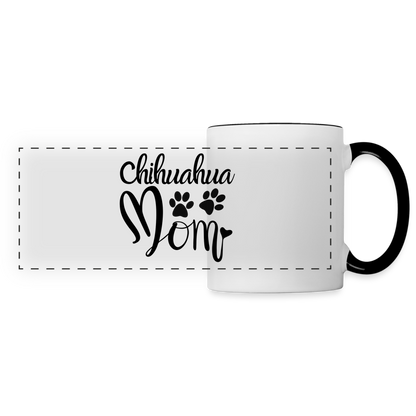 Tasse mit Spruch: Chihuahua Mom - Weiß/Schwarz